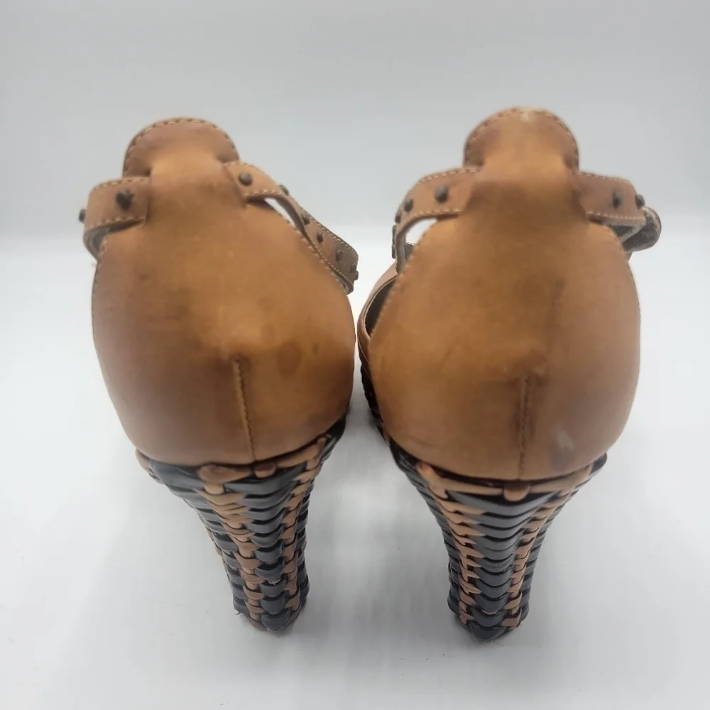 Le Due by Due Farina platform Sandals size 39 see description